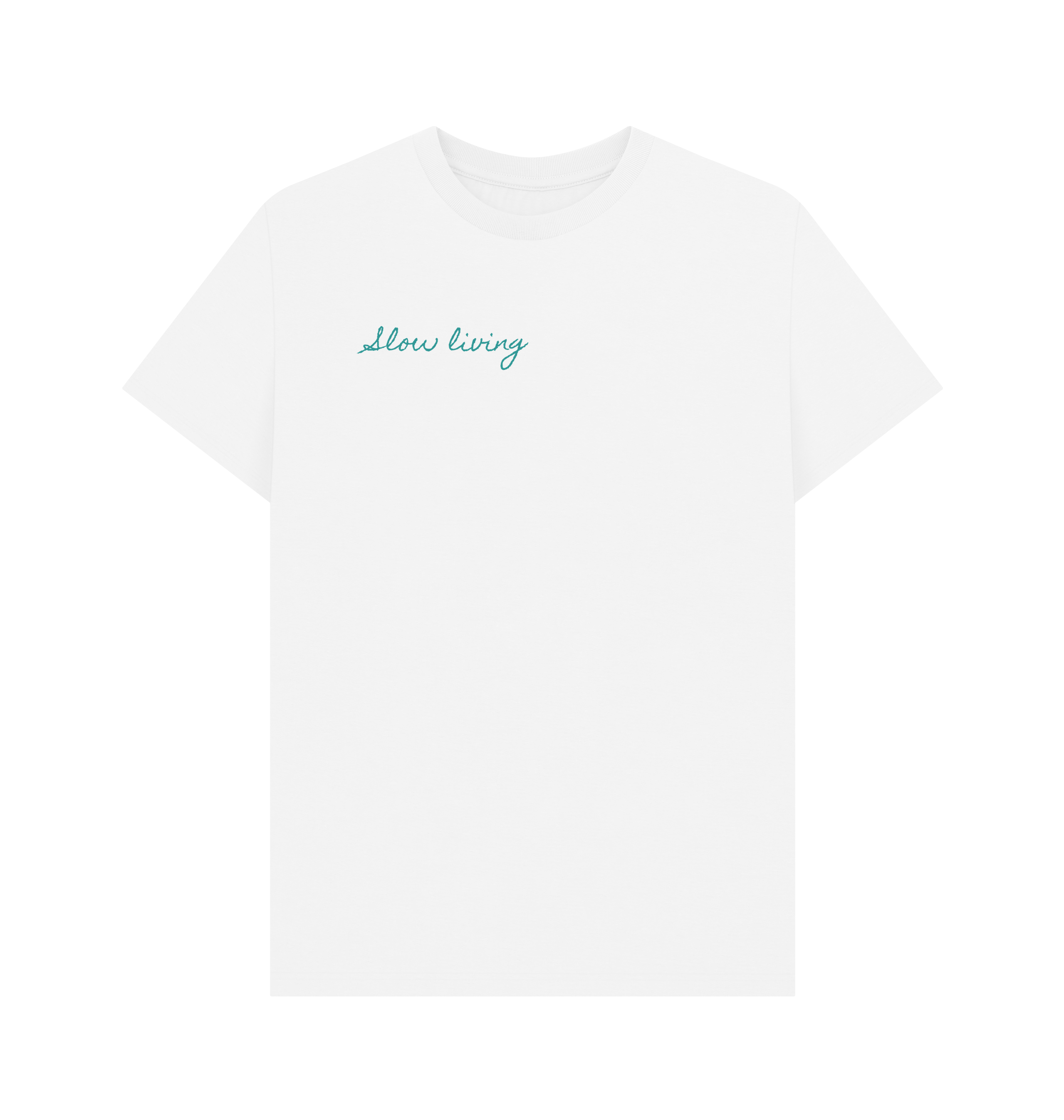 White Printed T-shirt Front
