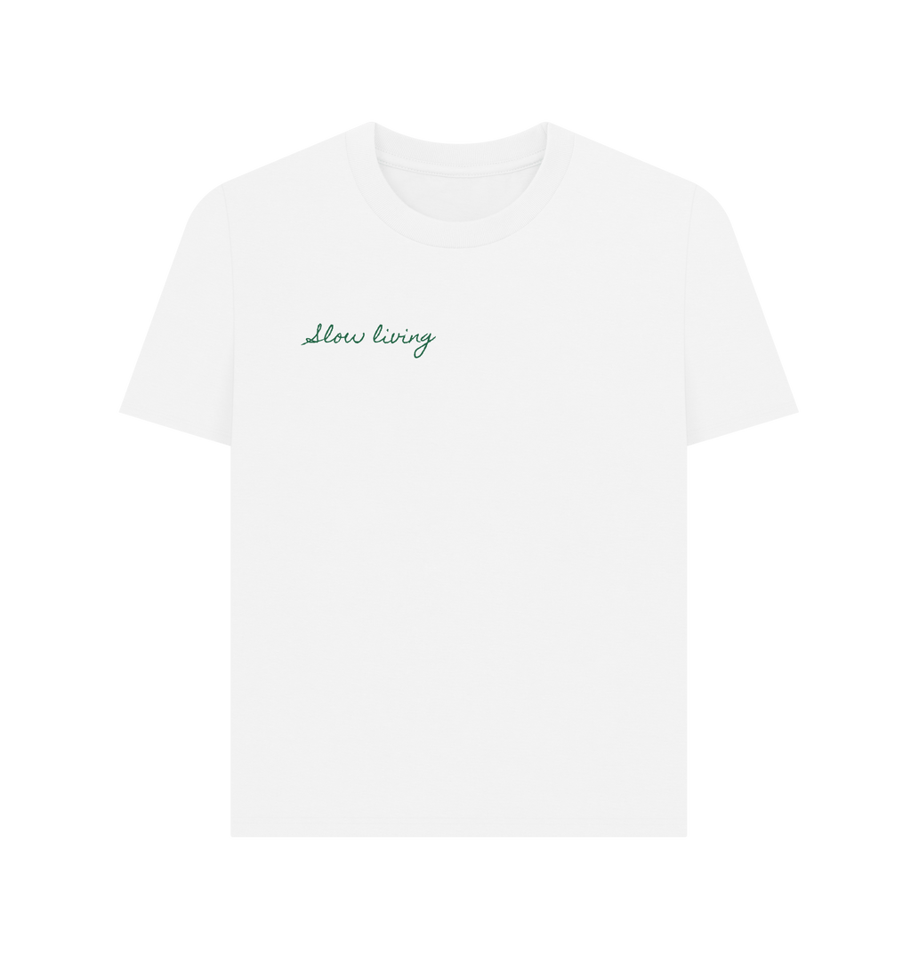 White Printed T-shirt Front
