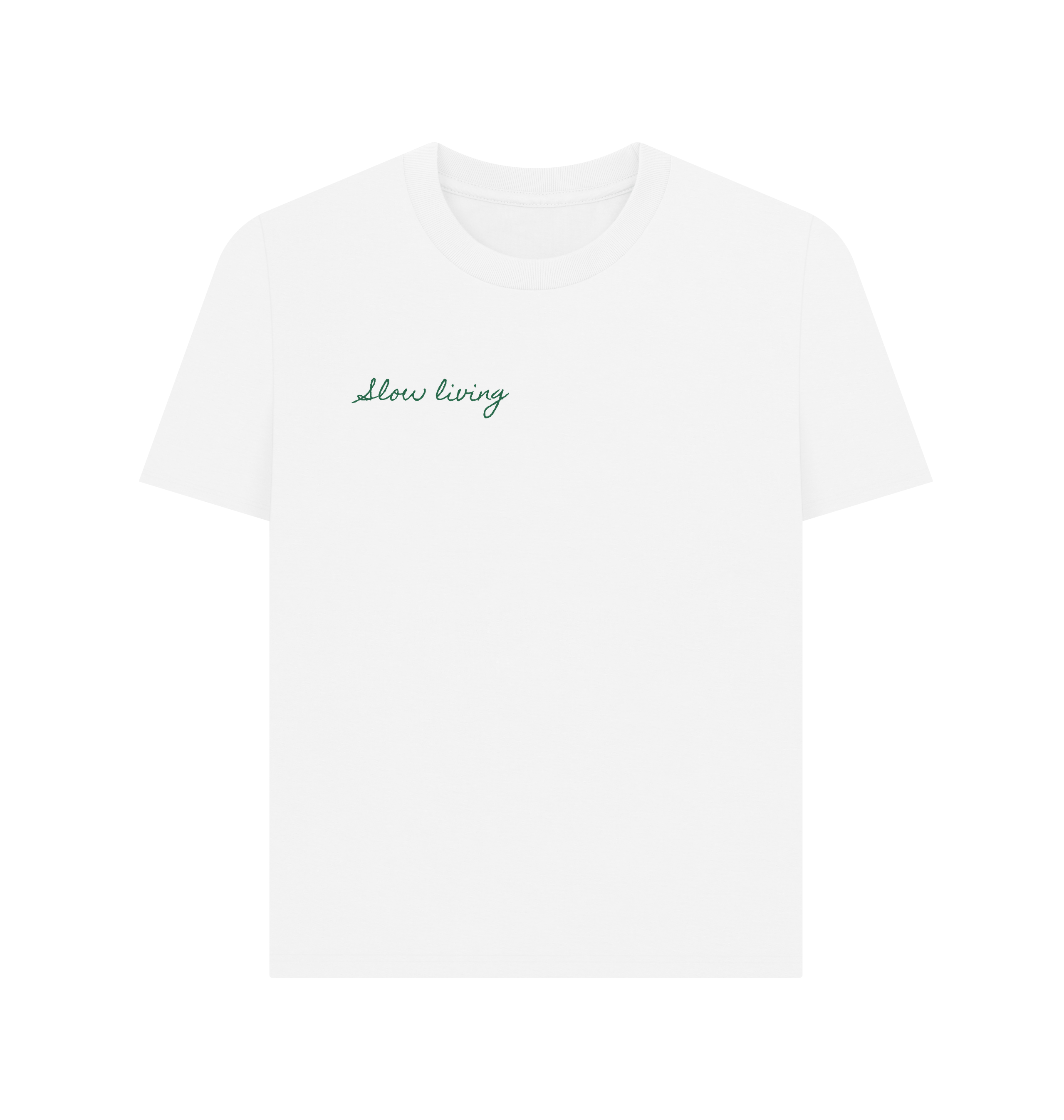 White Printed T-shirt Front