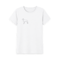 White Printed T-shirt Front
