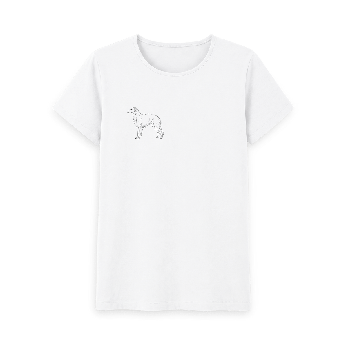 White Printed T-shirt Front