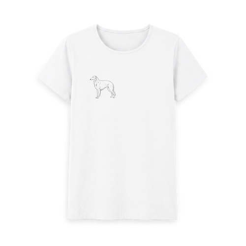 White Printed T-shirt Front