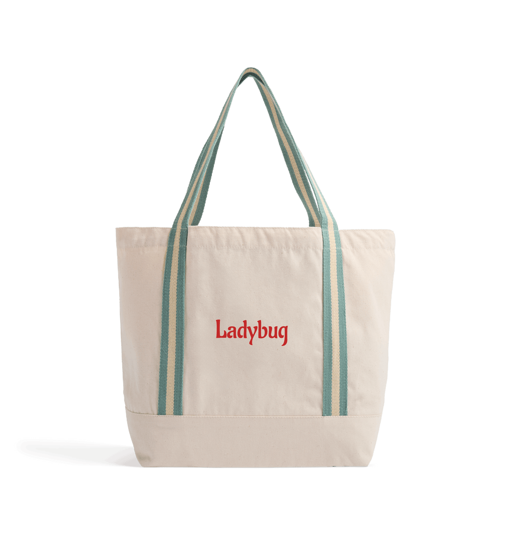 Natural/Sage Green Bag Front