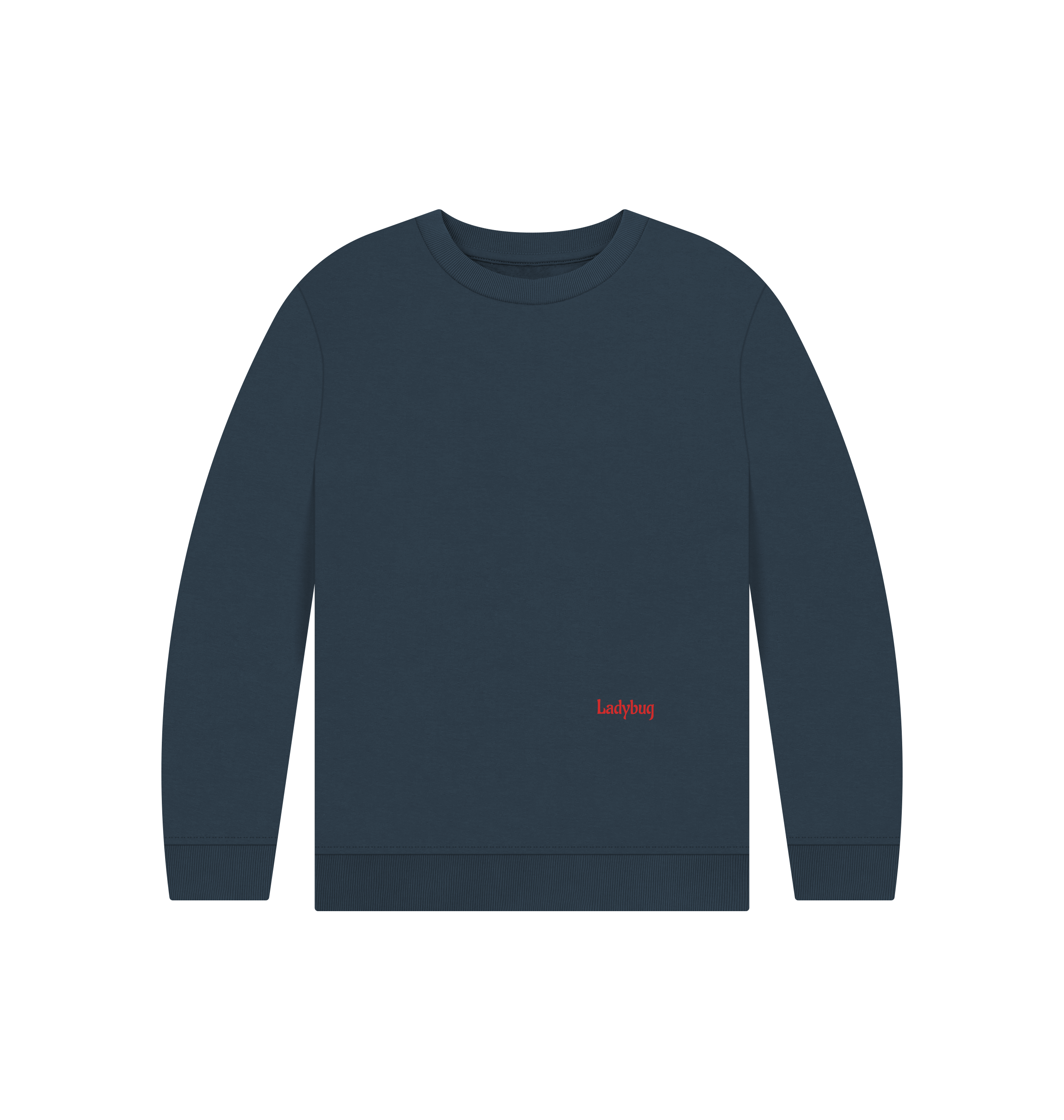 Navy Blue Printed Kids Jumper Front