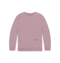Mauve Printed Kids Jumper Front