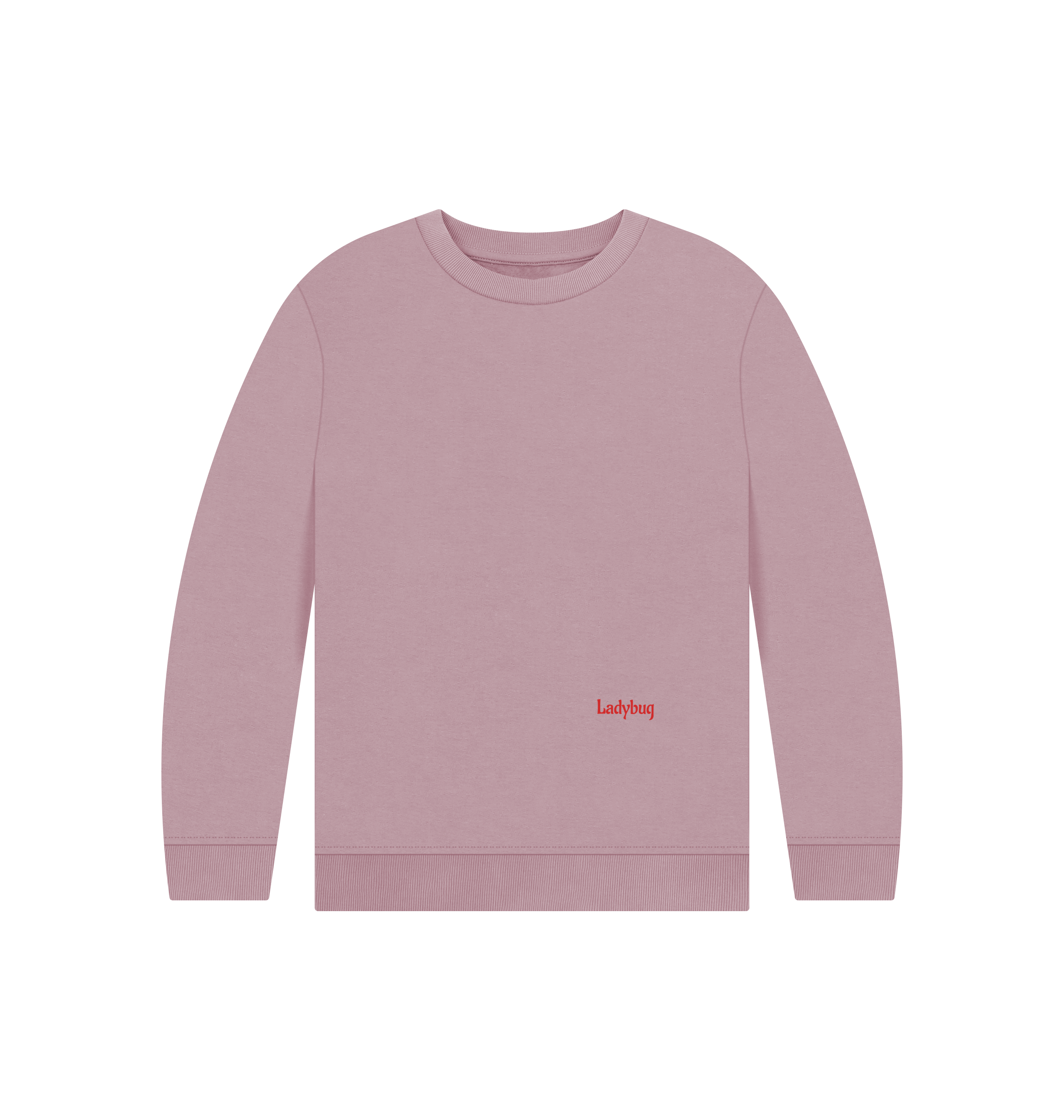 Mauve Printed Kids Jumper Front