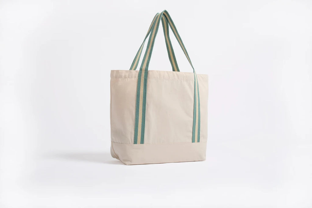 Organic cotton beach & picnic bag