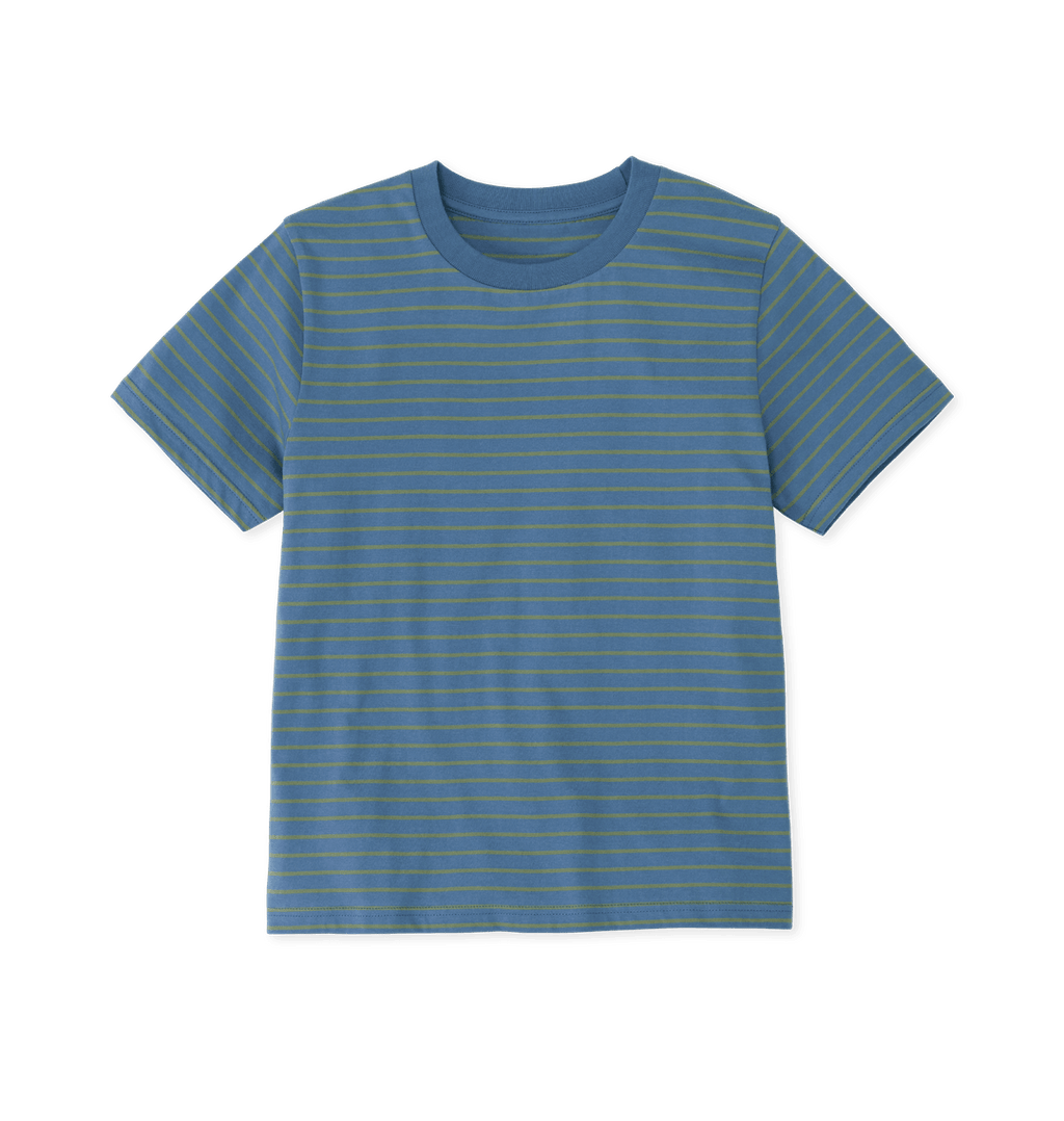 Solent & Sage Stripes Printed T-shirt Front