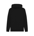 Black Printed Hoody Front