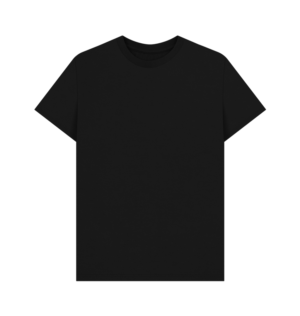 Black Printed T-shirt Front